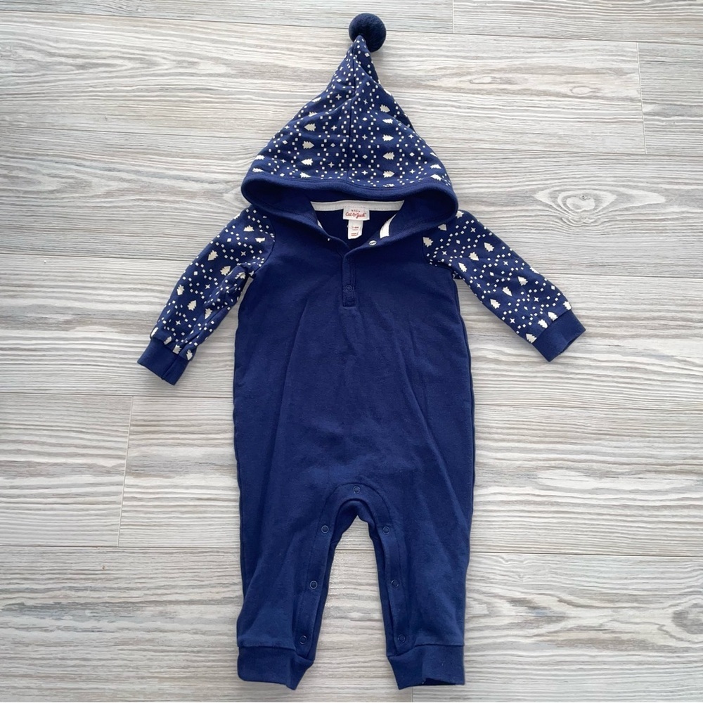 Cat & Jack Baby Boys’ Hooded One-Piece Outfit 6 Months
